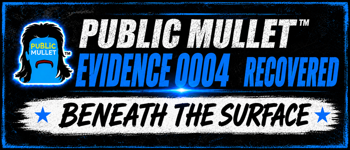 EVIDENCE 0004 — SOMETHING STRANGE HAPPENED BENEATH THE SURFACE.